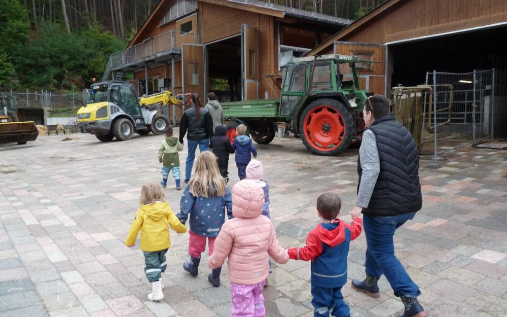 Gang zum Hof